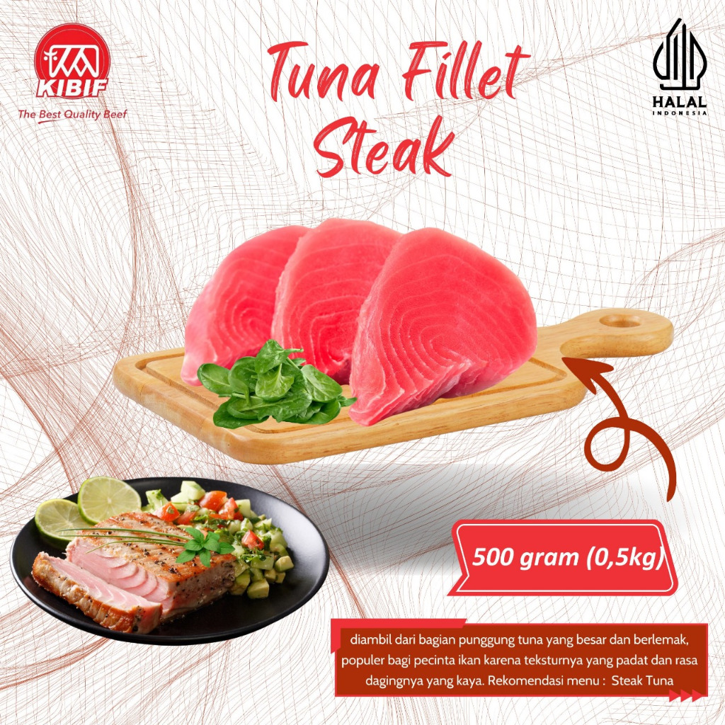 

Tuna Fillet Steak 500gr