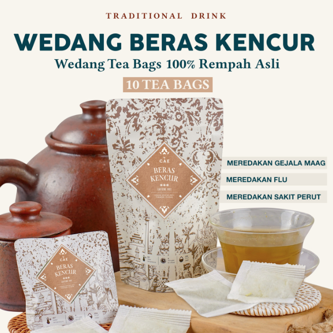 

BERAS KENCUR Komplit Herbal Instant Rempah Empon Premium Aromatic Ginger Rice