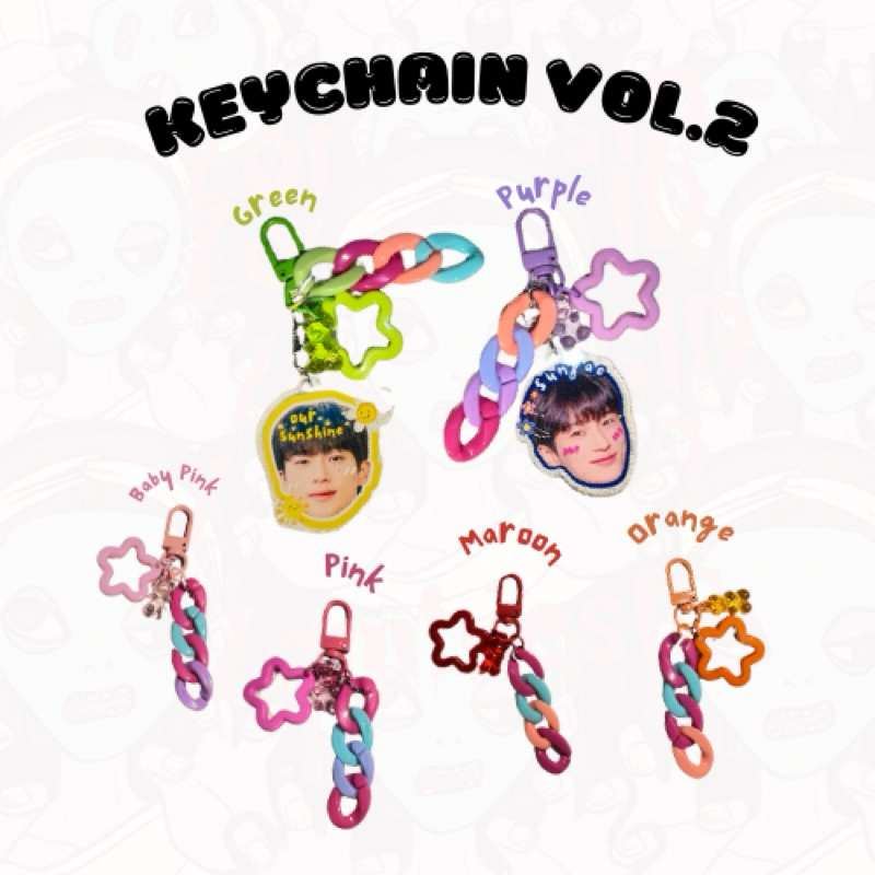 Keychain K-Actor Byeon Woo Seok (Sunjae Kdrama Lovely Runner) Vol.2