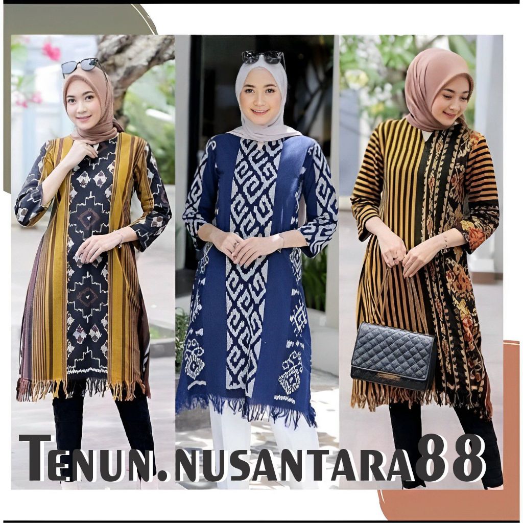 TUNIK TENUN-TUNIK TENUN JEPARA-TUNIK TENUN ETNIK