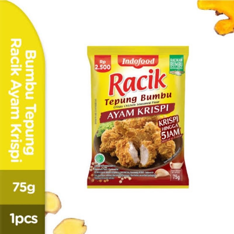 

Racik Tepung Bumbu Ayam krispi 75 gram