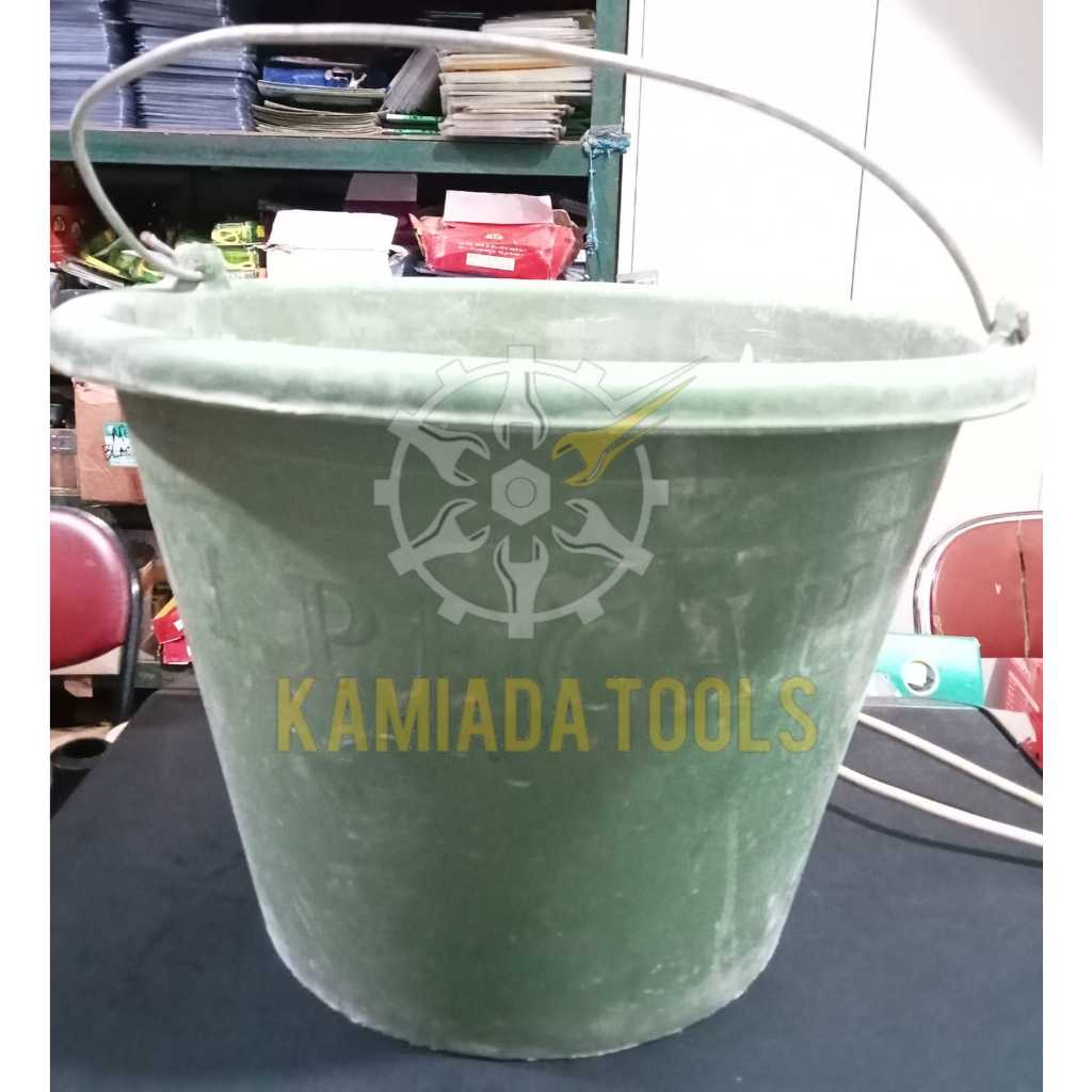 Ember Cor Hijau/Ember Tukang/Ember Bangunan Timbo Plastik