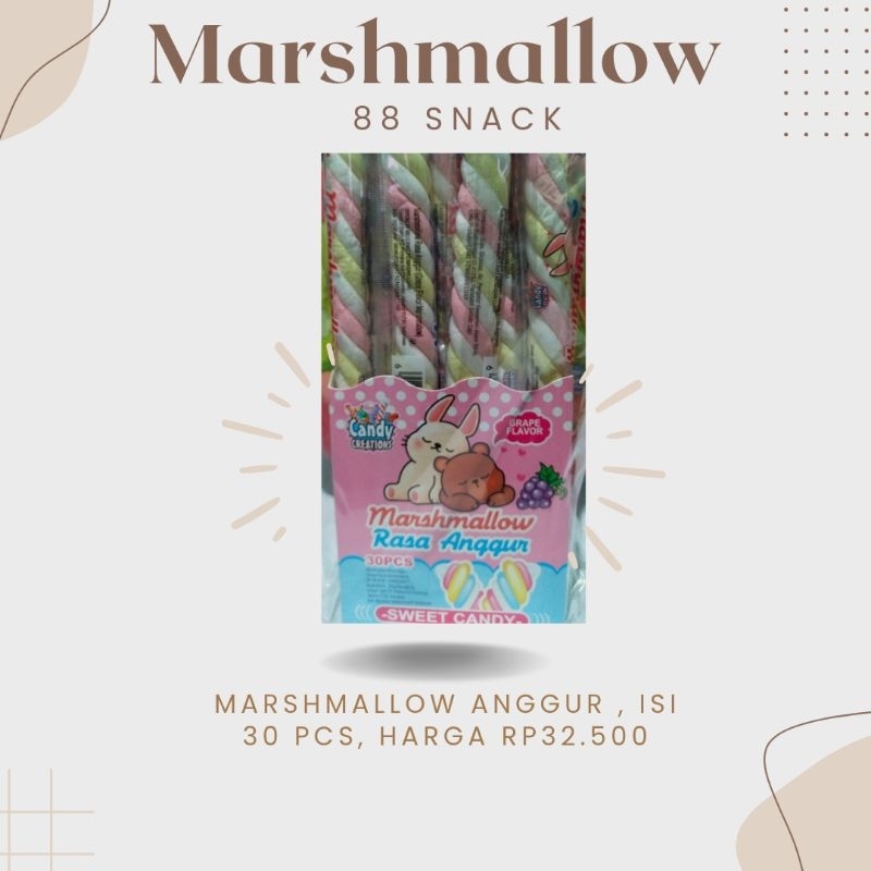 

marshmallow rasa anggur