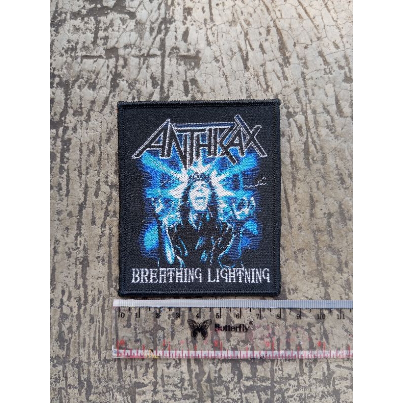 woven patch anthrax