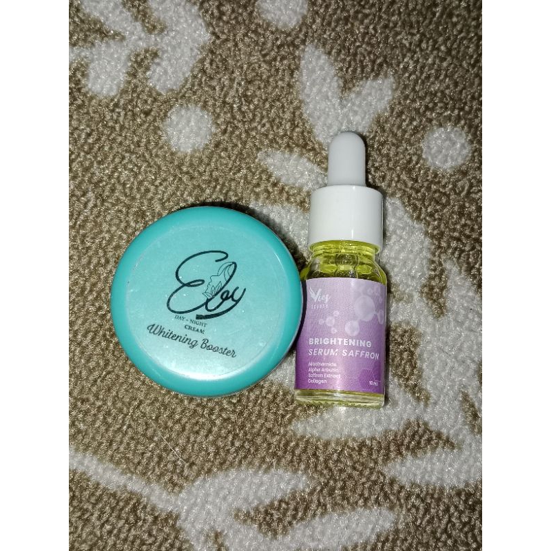 (Member Resmi)Sepaket Cream Eby Elizabeauty BPOM + Serum Saffron ORIGINAL