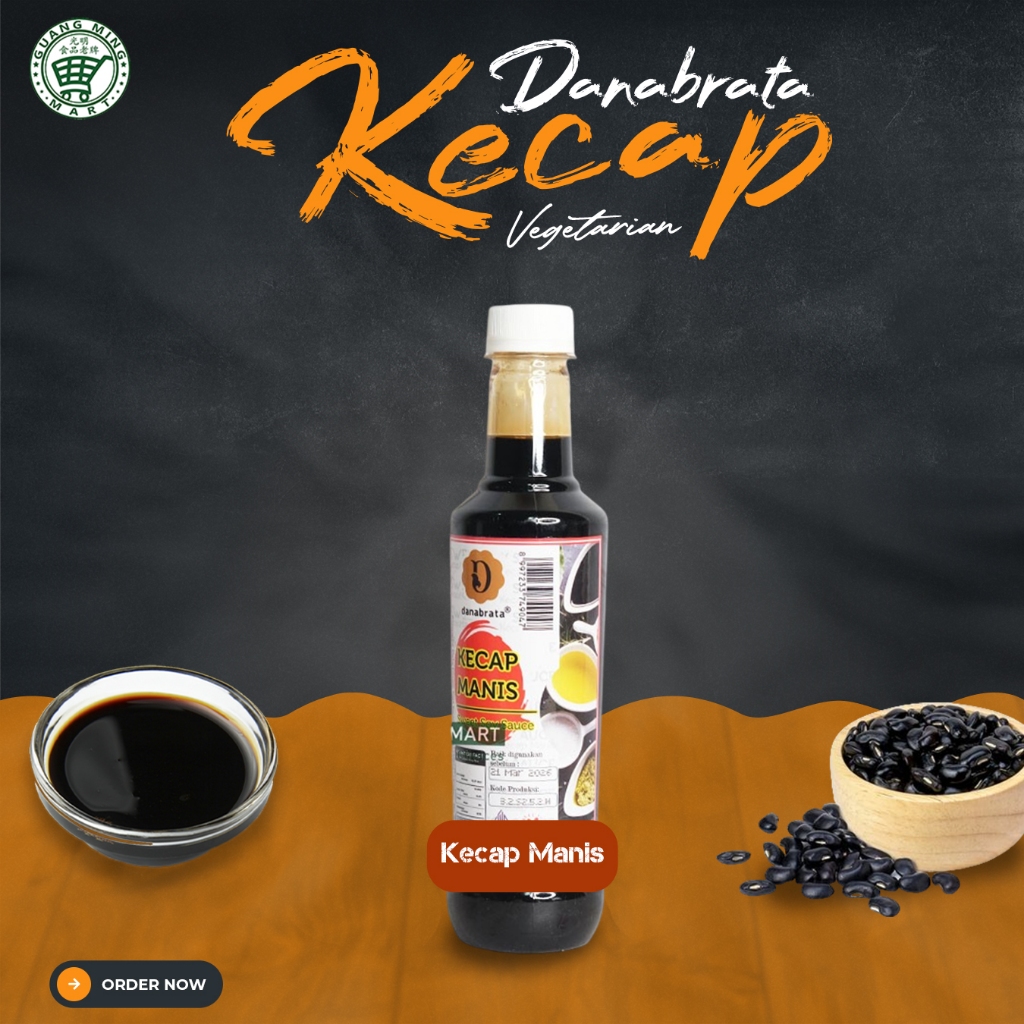 

KECAP MANIS VEGAN DANABRATA / INDONESIA SWEET SOY SAUCE 350ML