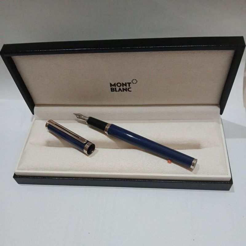 

Montblanc Nobless Blue Platinum Fountainpen