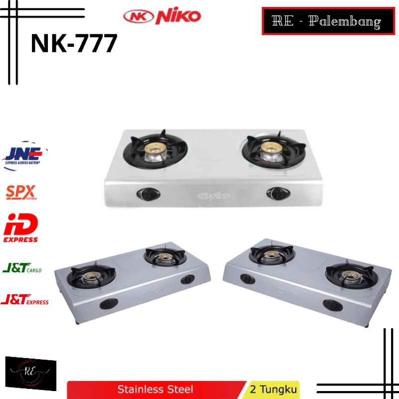 KOMPOR NIKO 2 TUNGKU /KOMPOR MEJA/KOMPOR NIKO/NK-777[NIKO KITCHEN]