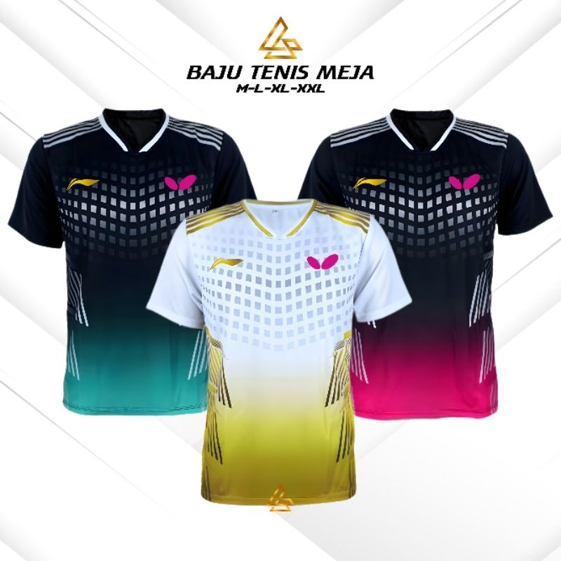 BUTT-BAJU PING PONG PREMIUM DEWASA/JERSEY TENISA MEJA/KAOS PING PONG