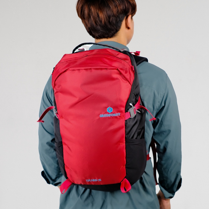 Diskon Greenforest Lizard 35L Backpack Outdoor  Tas Ransel Slot Laptop Pria dan Wanita