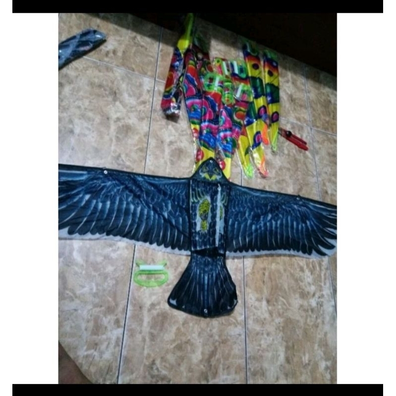 Layangan Koang / Sawangan  layang layang Parasut Lipat