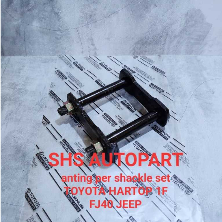 AYUNAN ANTING PER SPRING SHACKE SET TOYOTA HARTOP 1F FJ40