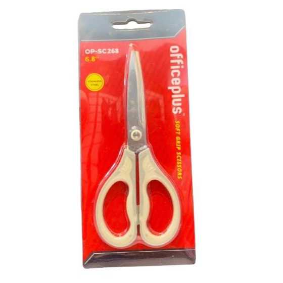 

OFFICE-P SCISSORS SOFT GRIP 6.8 GREY OP-SC268 - GRAMEDIA BSD CITY