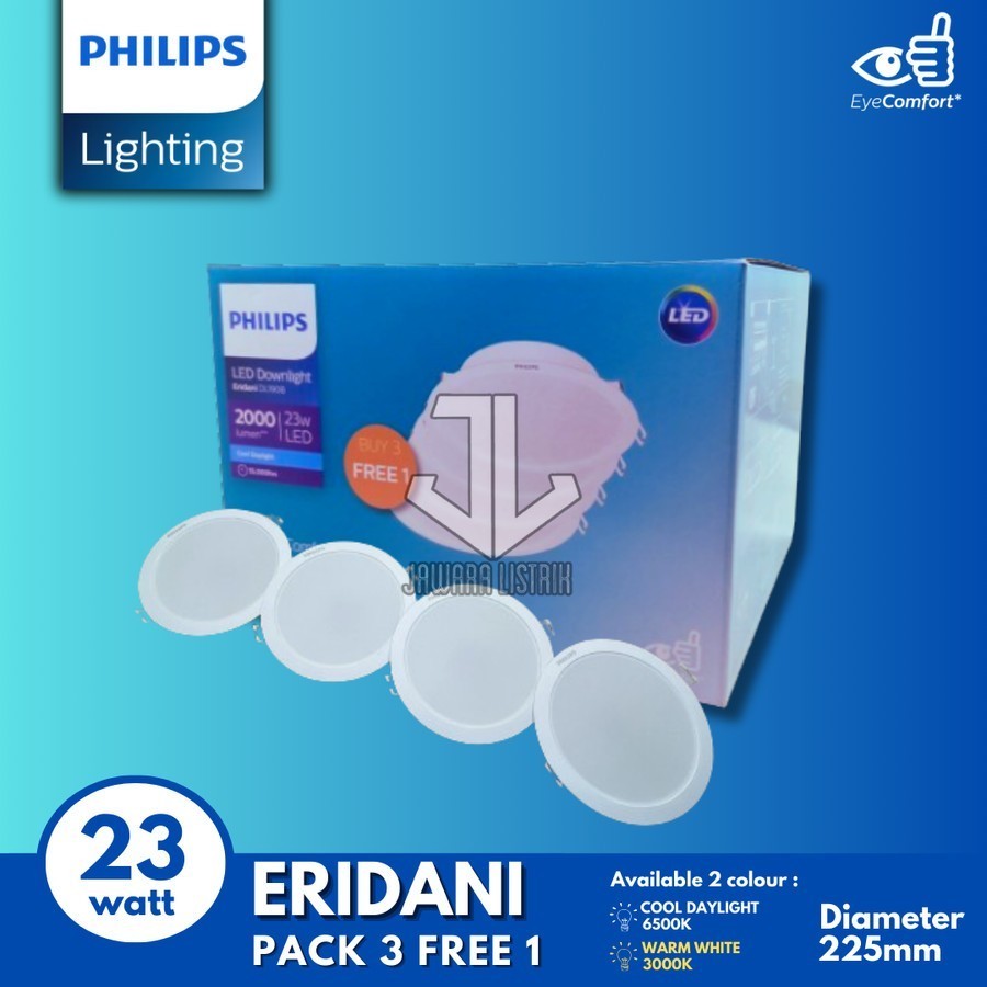 ERIDANI PHILIPS DOWNLIGHT PAKET 23Watt SNI BERGARANSI