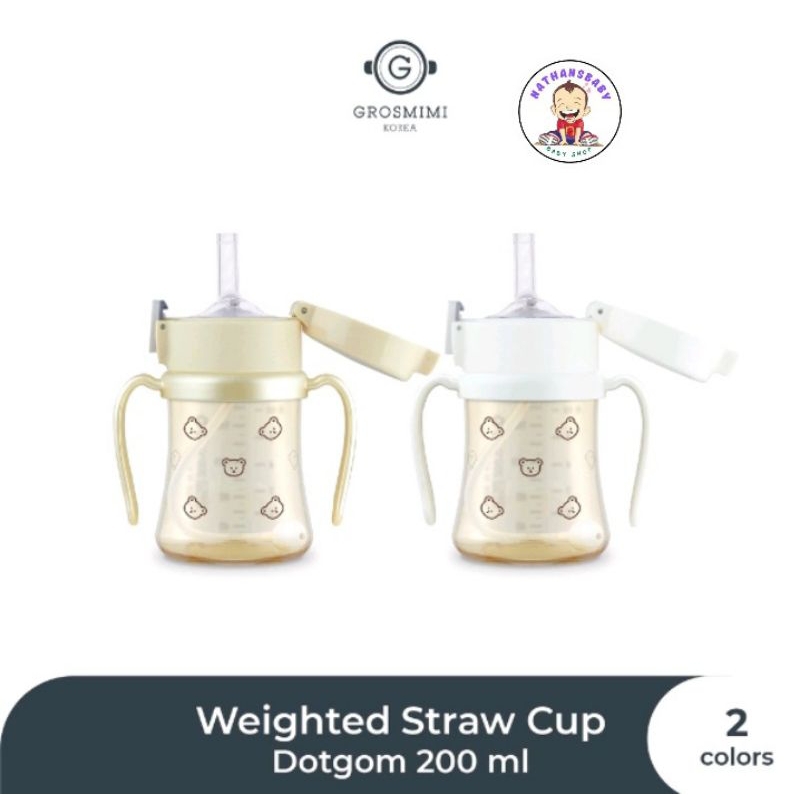 GROSMIMI STRAW CUP PPSU 200ML