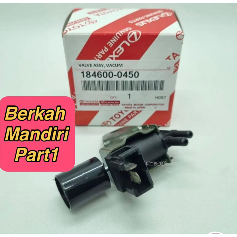 SWITCH IDLE UP AC SELENOID VALVE VACUM TOYOTA KIJANG KAPSUL 5K SUPER 7K JAPAN ORI