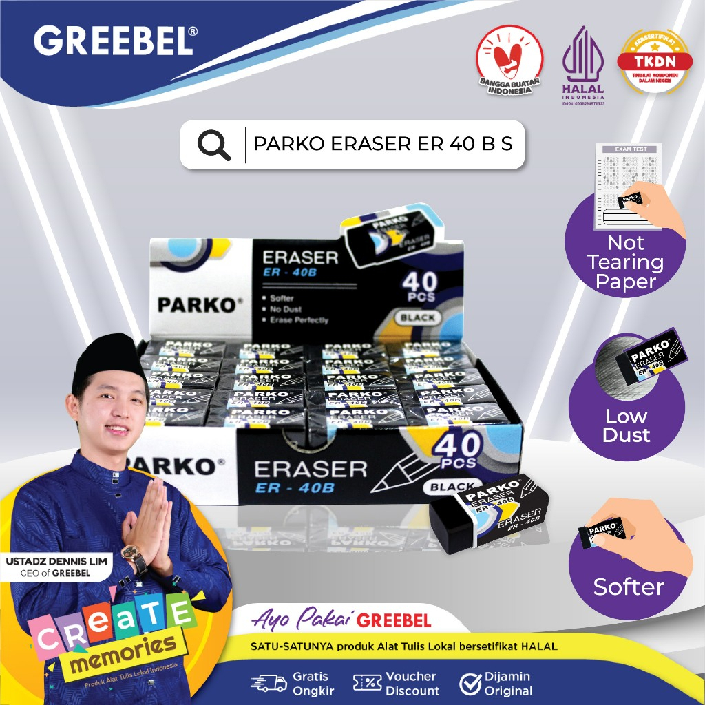 

PARKO ERASER ER 40B S (1 Pcs)