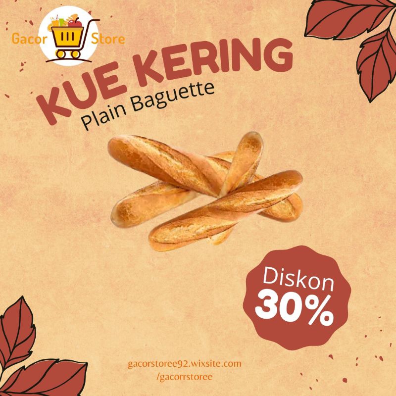 

kue Kering Plain Baguette