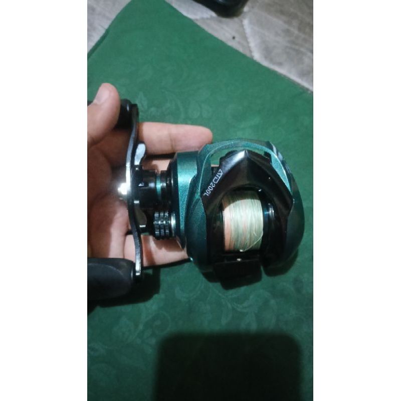 Jual butuh Reel BC ATD 200 L Shallow Spoool + Benang PE 1.5