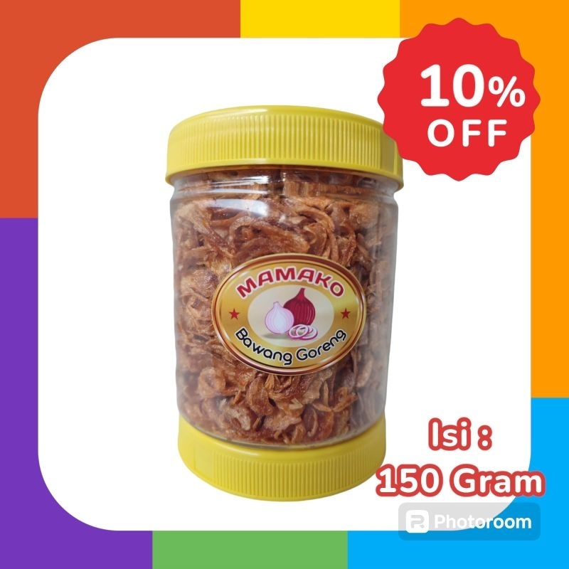 

Brambang Bawang Merah Goreng Premium Asli Tanpa Tepung Gurih Renyah paket 100 gram