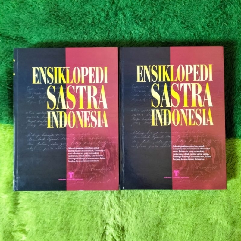 ORIGINAL BUKU ENSIKLOPEDIA ENSIKLOPEDI SASTRA INDONESIA JILID 1 2 HARD COVER