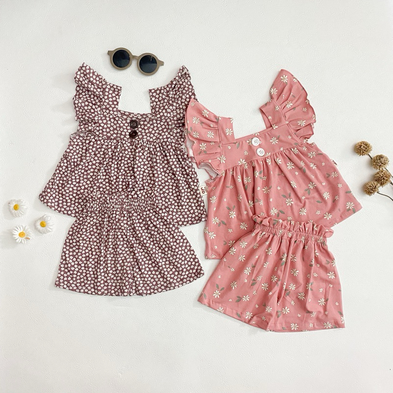 arcella.kids - NONA SET (6 bulan - 4 tahun) - setelan anak perempuan bayi perempuan cewek - baju har