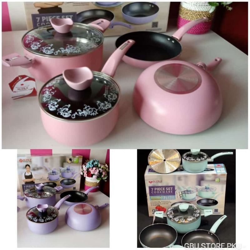 Panci Set Supra 7 pc Alat masak premium