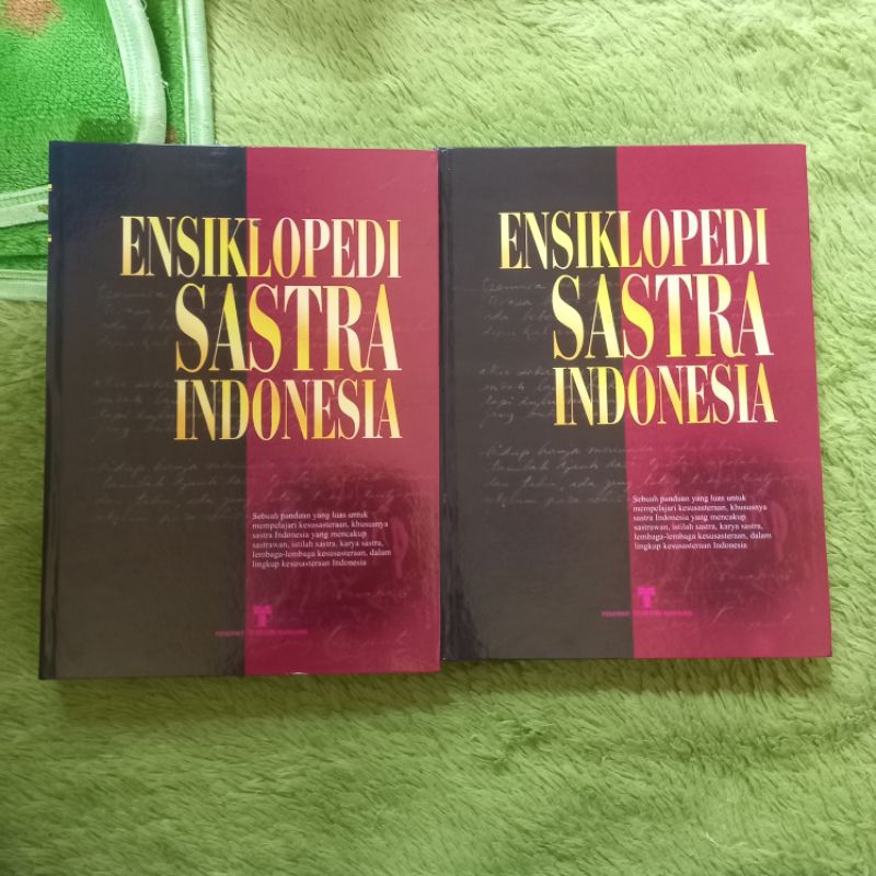 ORIGINAL BUKU ENSIKLOPEDI ENSIKLOPEDIA SASTRA INDONESIA JILID 1 2
