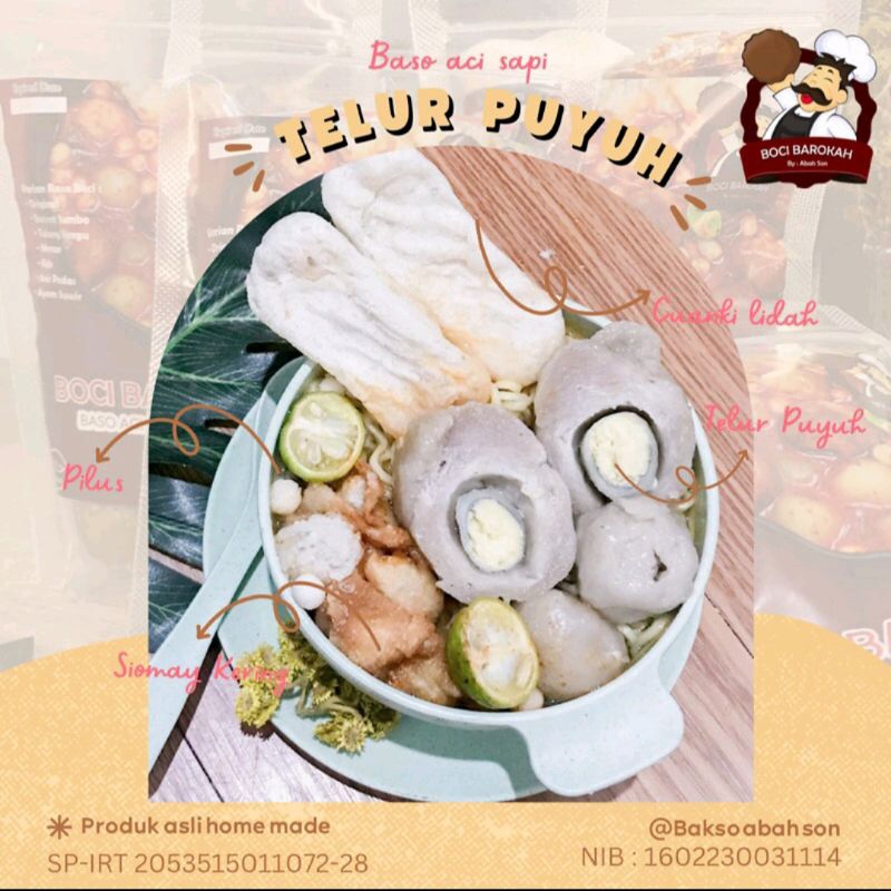 

Baso Aci isian Telur Puyuh | Baso Aci uenakkk mantull