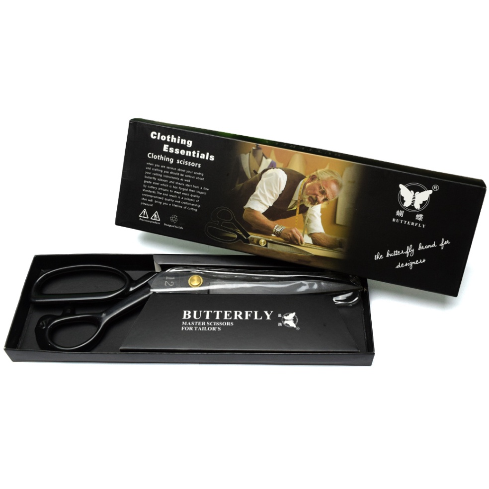 

Gunting Potong Bahan Kain BUTTERFLY 12 Professional Tailor Scissors e Q3L2