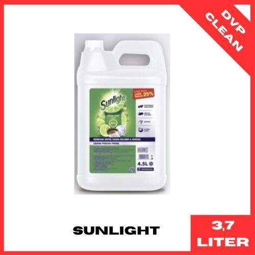 Sunlight 5 Liter / Sabun Cair Pencuci Piring Sunlight 4,5 Liter