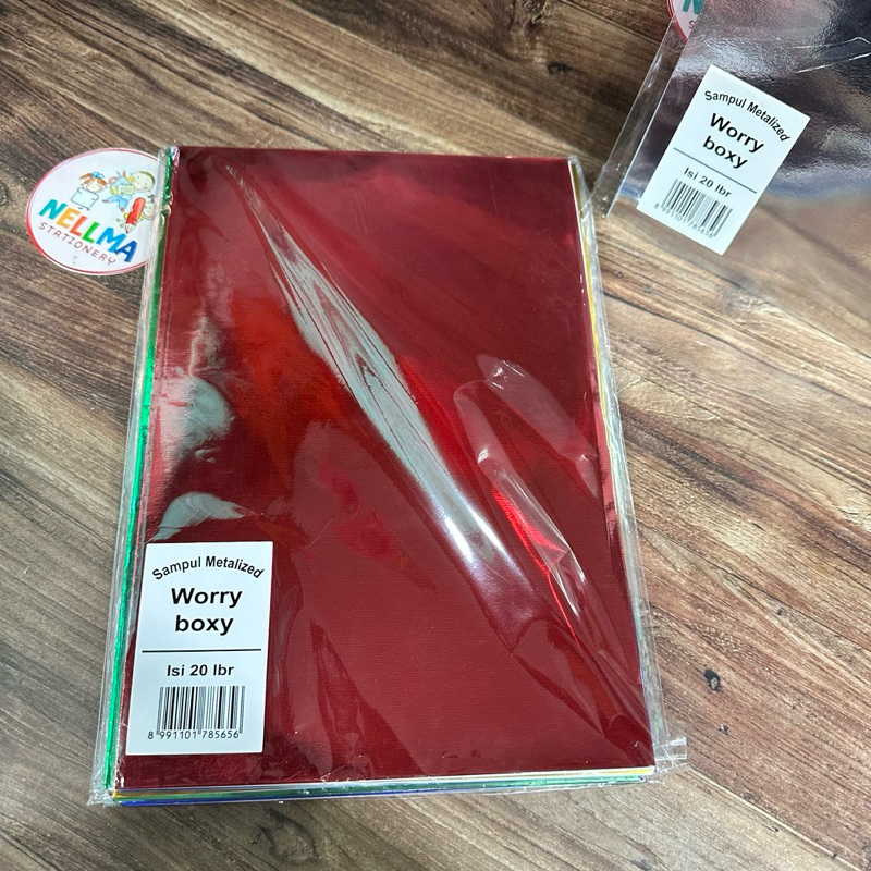

Sampul Buku Campus Boxy Warna Metalik isi 20 lembar