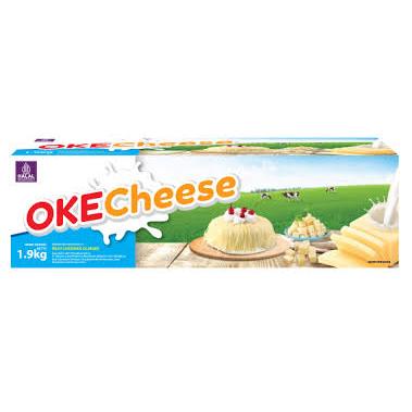 

Oke Cheese Keju Cheddar Kemasan box 1.9kg