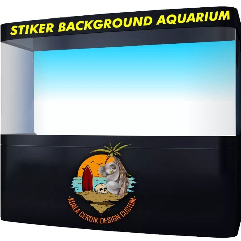 KODE I39Y Background Gradasi untuk Aquarium