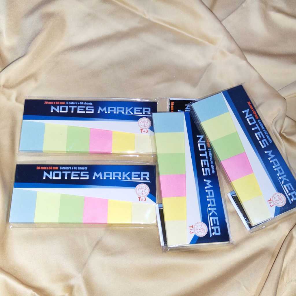 

CUCI GUDANG!! Notes Marker T&J Label Sticky Notes Penanda Pembatas Kertas