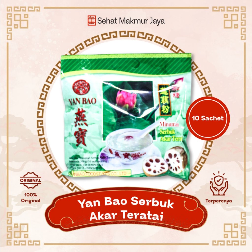 

Yan Bao Minuman Serbuk Akar Teratai - Isi 10 Sachet