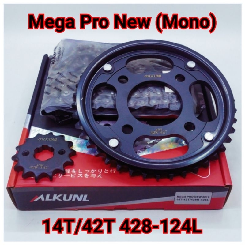 Mlkunl Gear Paket Gir Set Mega Pro New Mono Shock Sonic GTR CB CBR 150 R Old Tiger 2000 New Revo Ver