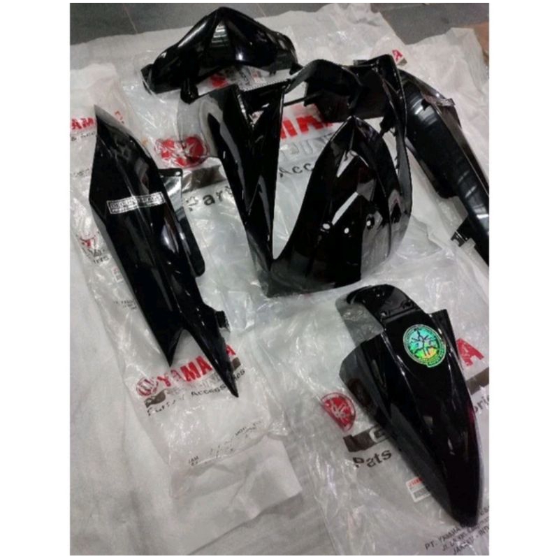 Cover Body Mio soul Karbu 2008 Hitam Original Yamaha Body Alus Mio soul Karbu Original