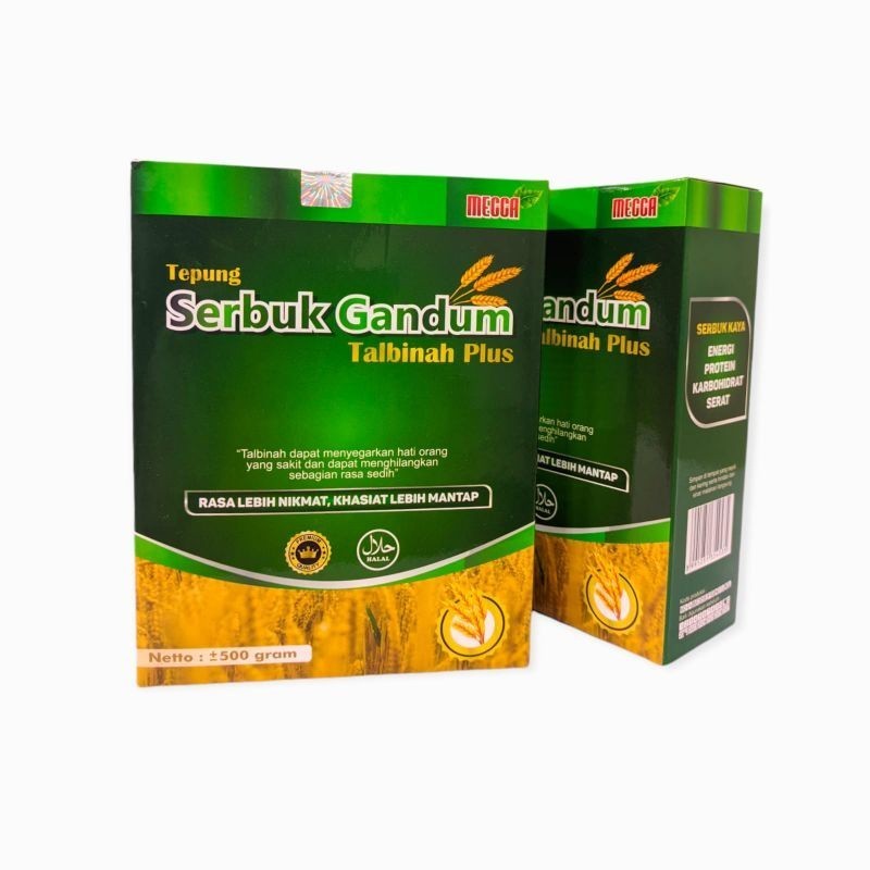 

Talbinah Plus Tepung Serbuk Gandum Mecca 500 gram