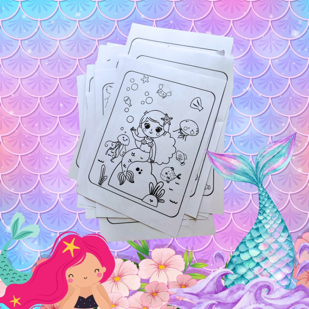 

MEWARNAI MERMAID ISI 15 LEMBAR
