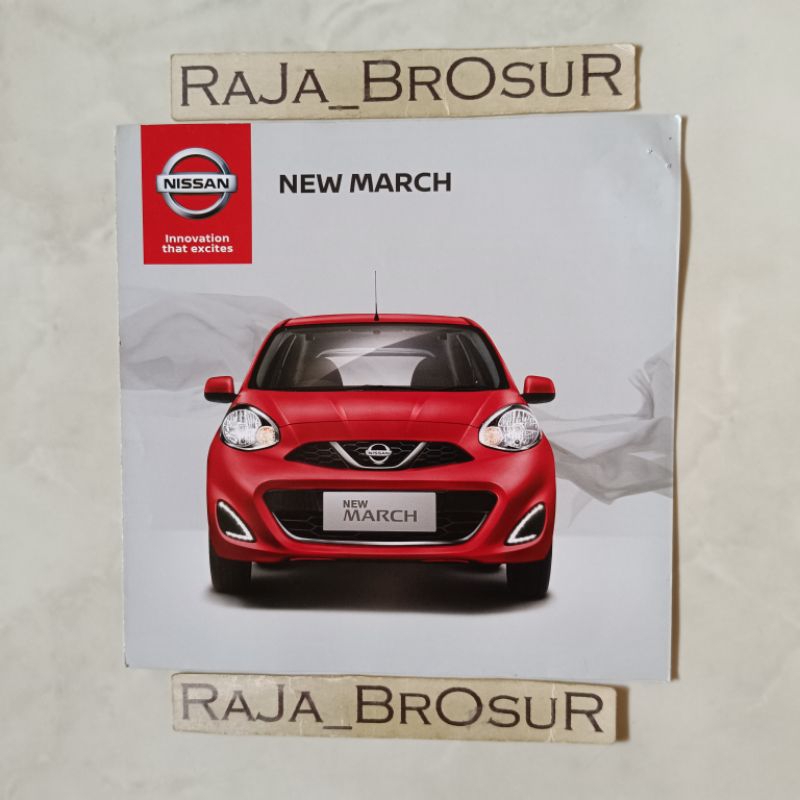 Poster brosur katalog leaflet Nissan March 2016