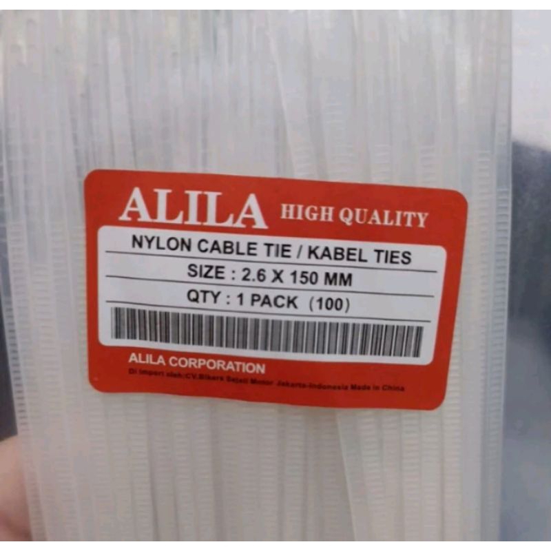 

100 pcs kabel tis serbaguna ukuran 2,6x150mm