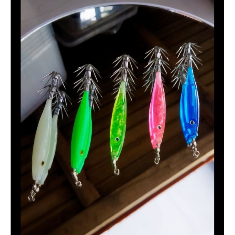 1PCS UMPAN PANCING HARDLURE MATA 3D BENTUK CUMI-CUMI 6CM