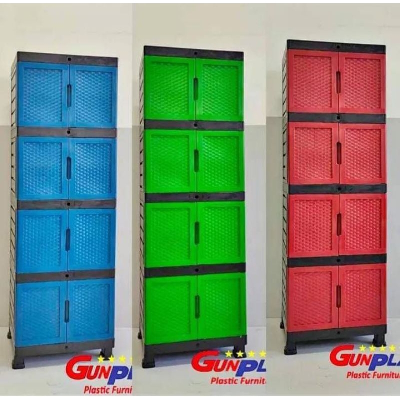 GUNPLAS sc 4SUSUN ROTAN lemari