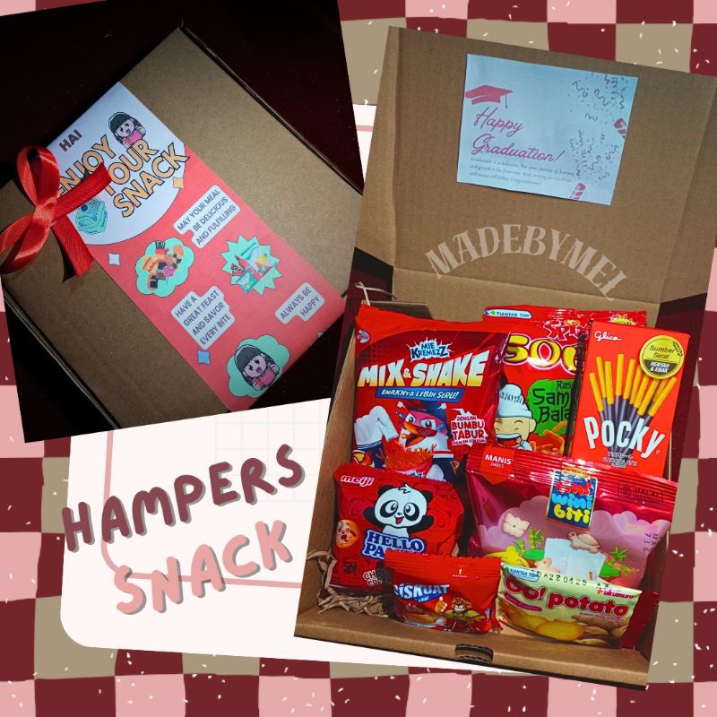 

hampers snack / hampers murah / kado ulang tahun / hampers ultah / kado snack / kado murah / snack murah