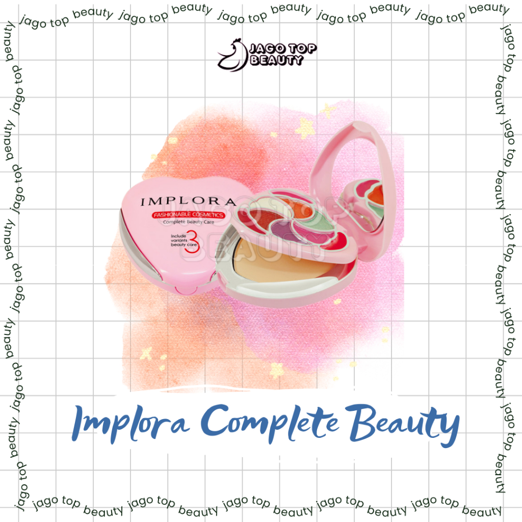IMPLORA Love Complete Beauty | Bedak Padat | Eyeshadow | Lipstick