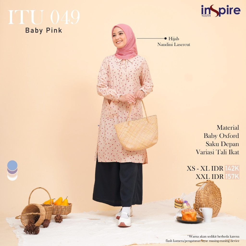 NIBRAS - TUNIK INSPIRE ITU 049 REMAJA TERBARU/ TUNIK REMAJA WANITA MUSLIM