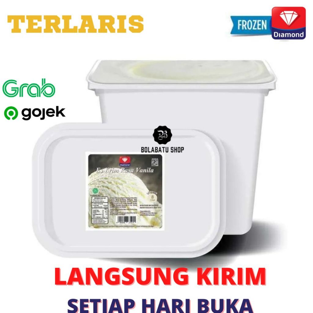 

Es Krim Vanilla Pail Diamond 8L Langsung Kirim Buka Setiap Hari Instan