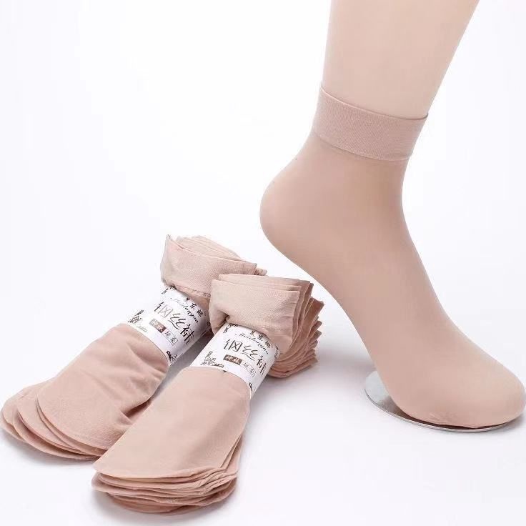 Kualitas Terbaik Kaos Kaki Stocking Wanita Pria Pendek Bahan Tipis  Kaus Kaki Stoking Tipis Transpar