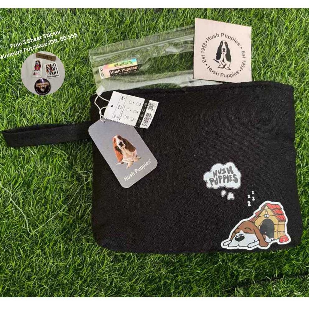 KODE U99N Hush Puppies Bag Pouch Denim Extra Large size Ori Imported